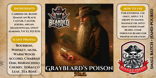 Graybeard's Poison (Smoked Cherry Old-Fashioned) Beardcare