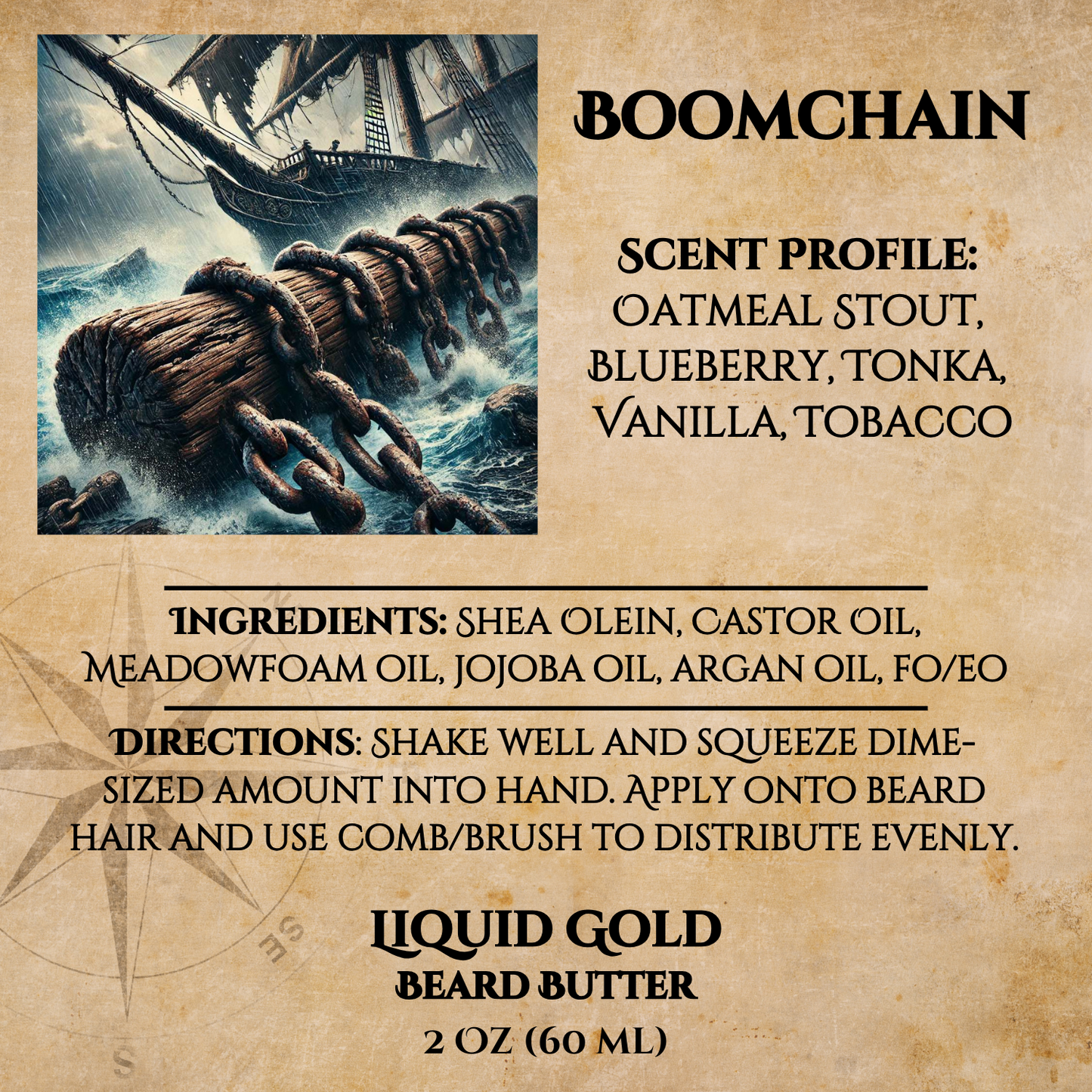 Boomchain (Oatmeal Stout, Blueberry, Tonka, Vanilla, and Tobacco)