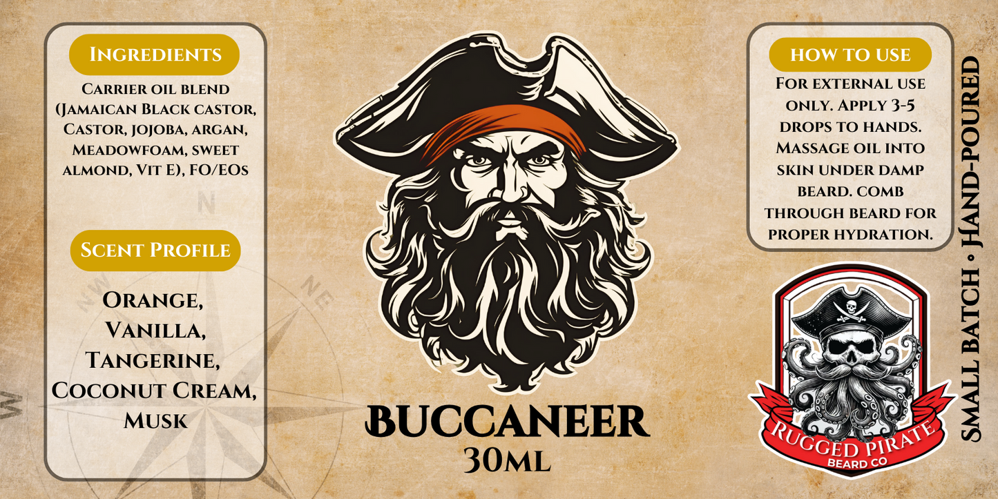 Buccaneer (Orange Creamsicle, Coconut Cream, Vanilla, and Musk)