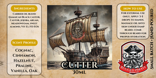 Cutter (Cognac, Cinnamon, Hazelnut, Spiced Praline, Vanilla, and Oak)