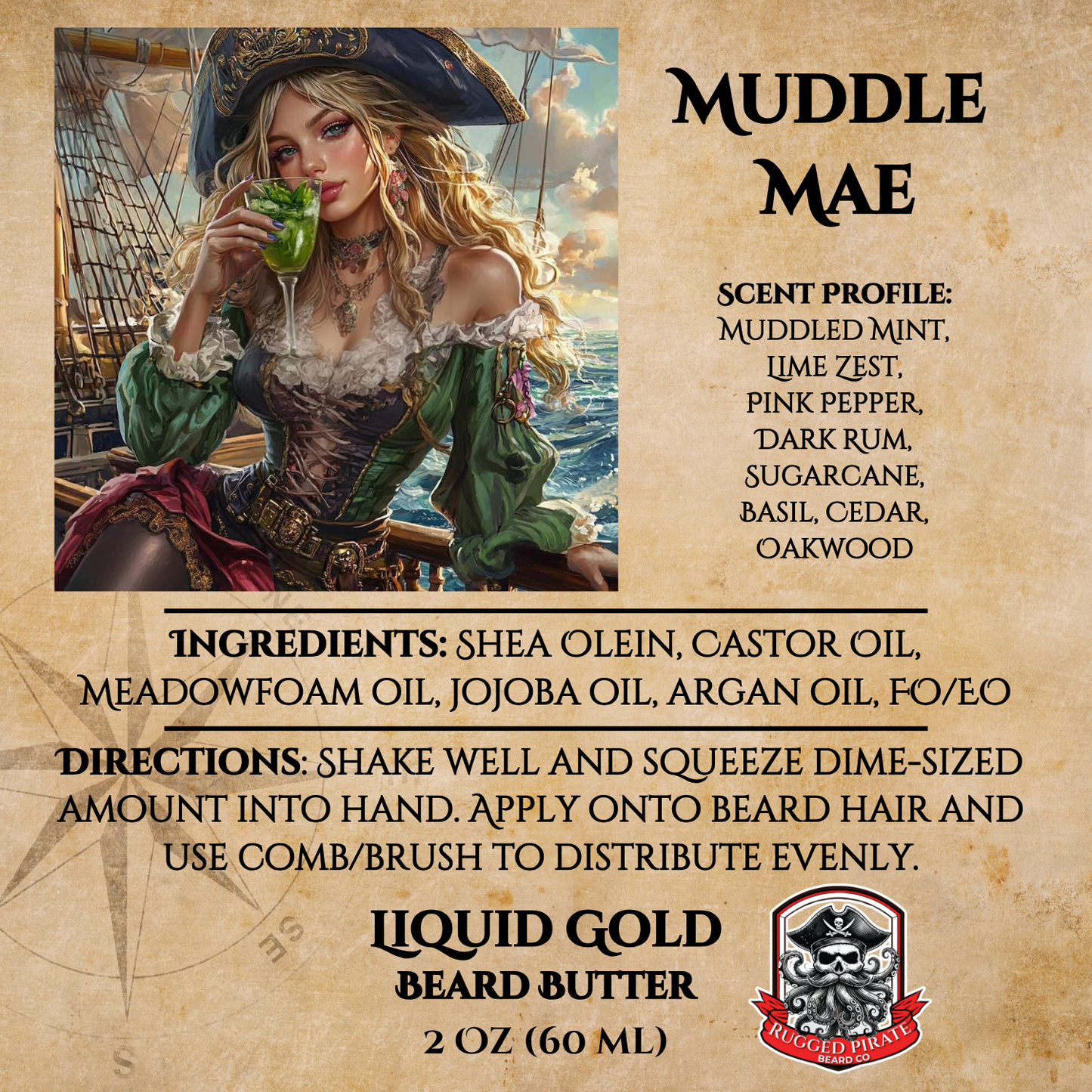 Muddle Mae (Sweet Lime Mint Mojito) Beardcare