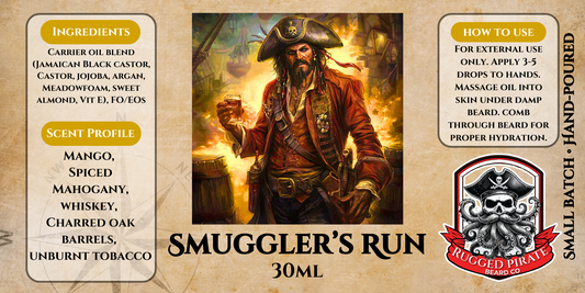 Smuggler's Run (Mango, Spiced Mahogany, Whiskey, Charred Oak Barrels, and Unburnt Tobacco)