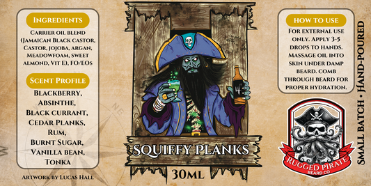 Squiffy Planks (Blackberry Absinthe, Cedar Planks, Rum, Burnt Sugar)