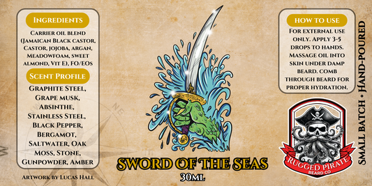 Sword of the Seas (Graphite Steel, Grape Musk, Absinthe, Stainless Steel)