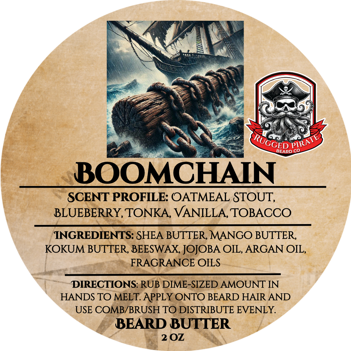 Boomchain (Oatmeal Stout, Blueberry, Tonka, Vanilla, and Tobacco)