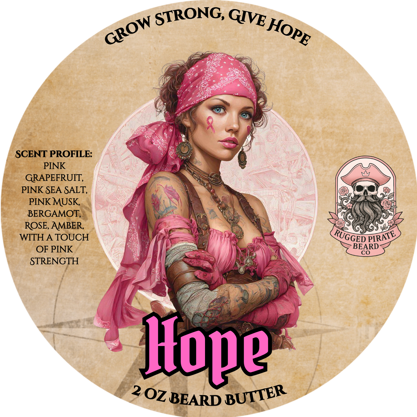 Hope (Pink Grapefruit, Pink Rose, Sea Salt) Breast Cancer Awareness