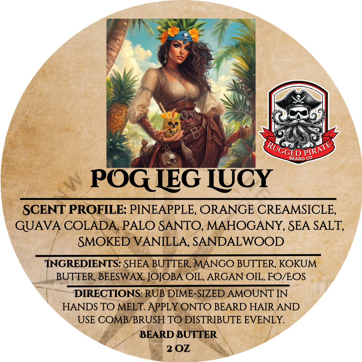 POG Leg Lucy (Pineapple Orange Guava Mahogany)