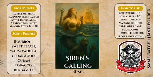 Siren's Calling (Sweet Peach Bourbon, Warm Vanilla, Cedar, Cuban Tobacco)