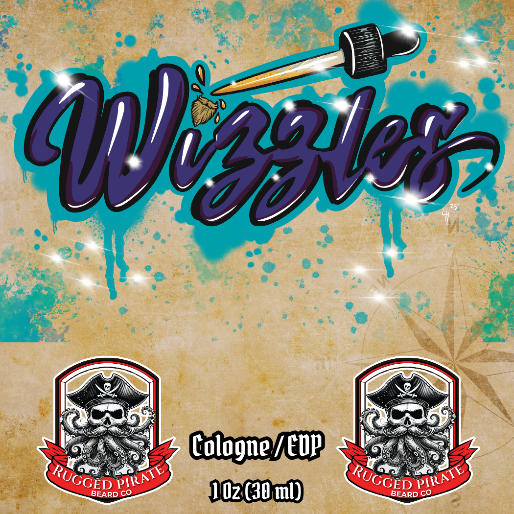 Wizzles - Patchouli, Oud, Blackberry, Saffron Beard Oil, Butter, & Cologne