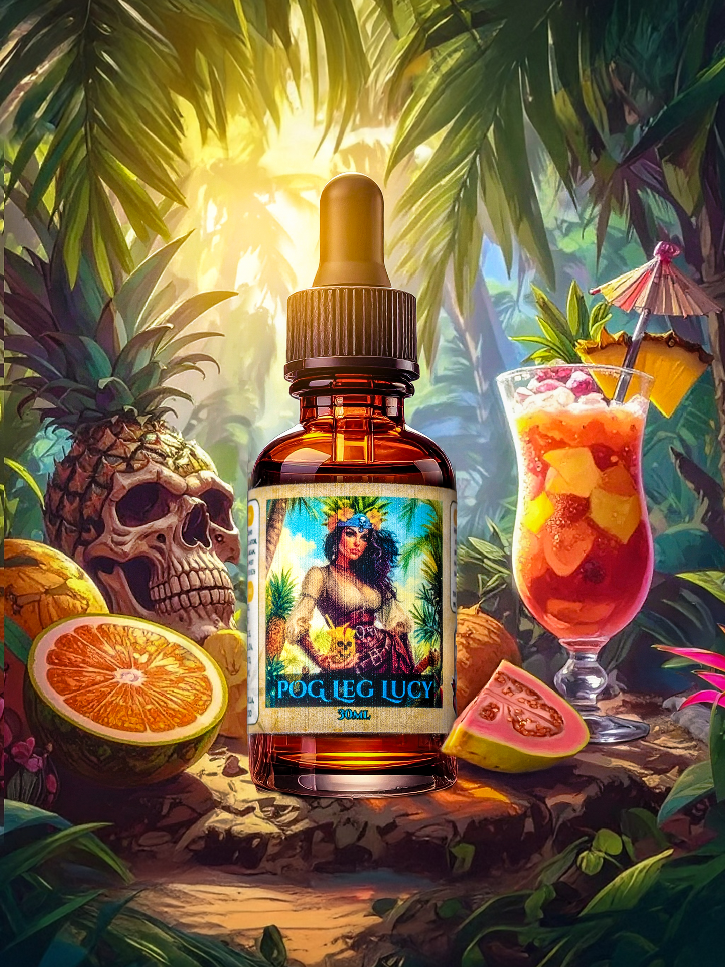 POG Leg Lucy (Pineapple Orange Guava Mahogany)
