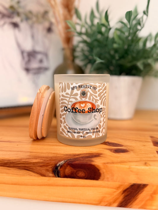 Coffee Shop (Coffee, Vanilla, Cream) Candle