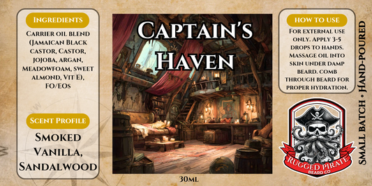 Captain's Haven (Sandalwood, Smoked Vanilla)