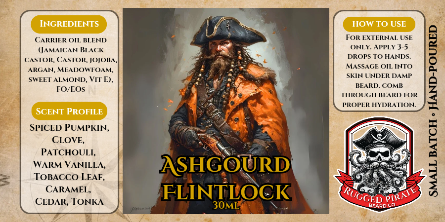 Ashgourd Flintlock (Spiced Pumpkin Patchouli, Tobacco, Vanilla)