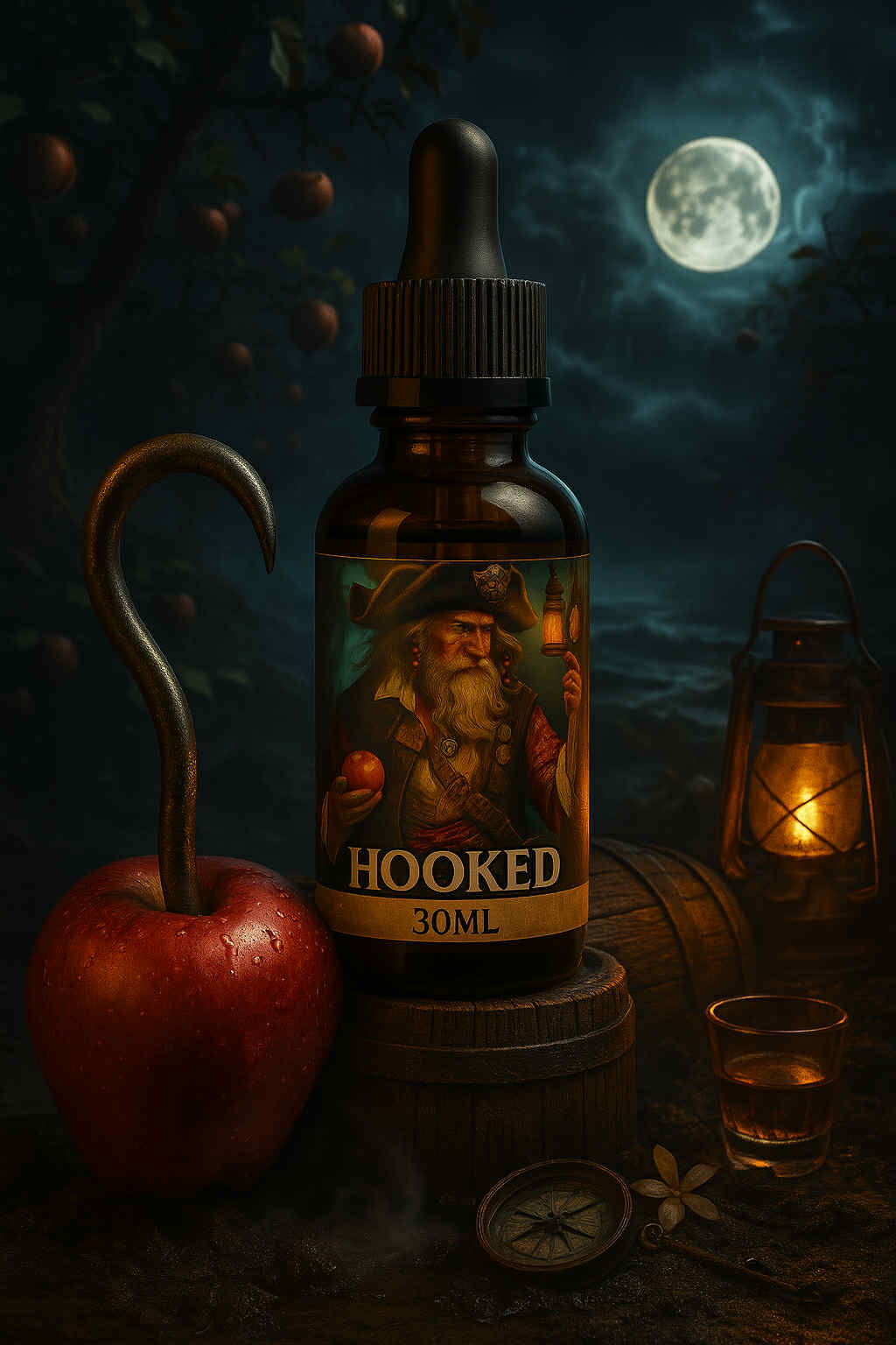 Hooked (Crisp Apple, Smooth Bourbon, Vanilla, Toasted Oak, and Musk)