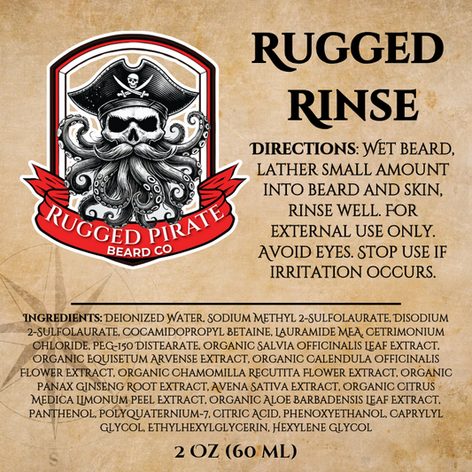 Rugged Rinse Daily Beard Wash