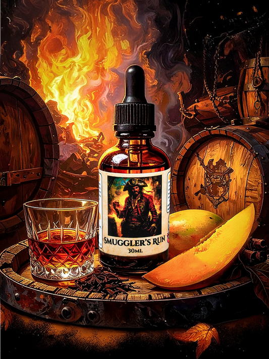 Smuggler's Run (Mango, Spiced Mahogany, Whiskey, Charred Oak Barrels, and Unburnt Tobacco)