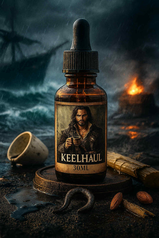 Keelhaul (Rum, Coffee, Vetiver, Bitter Almond, Sandalwood - Dark Cologne Scent)