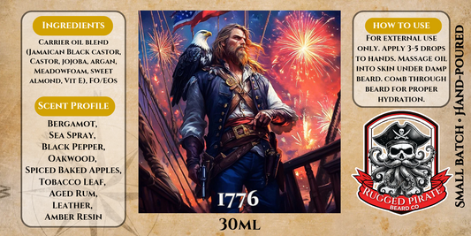 1776 (Warm Apple Leather, Hint of Tobacco, Oak)