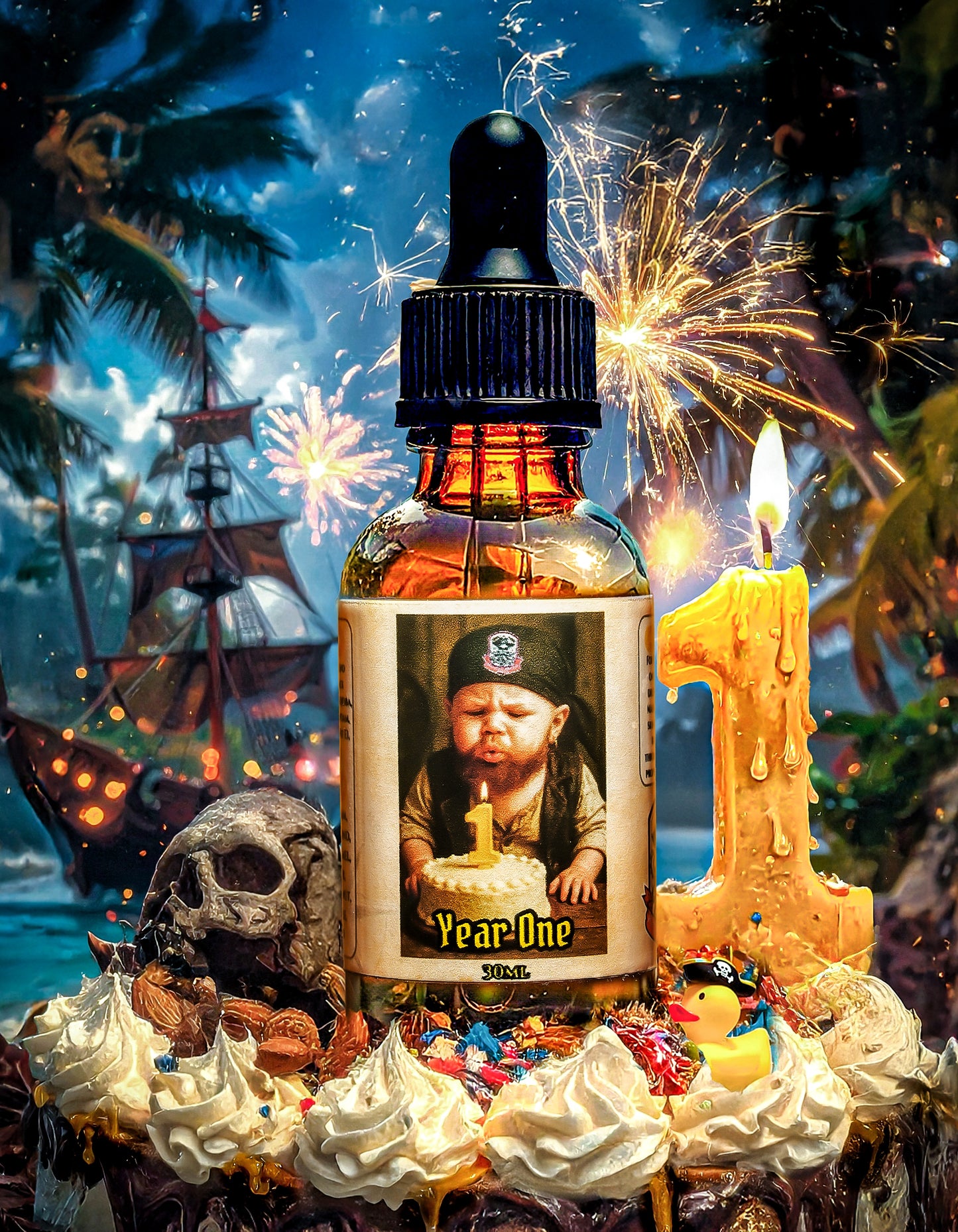 Year One (Vanilla Cream, Rum Cake, Driftwood)