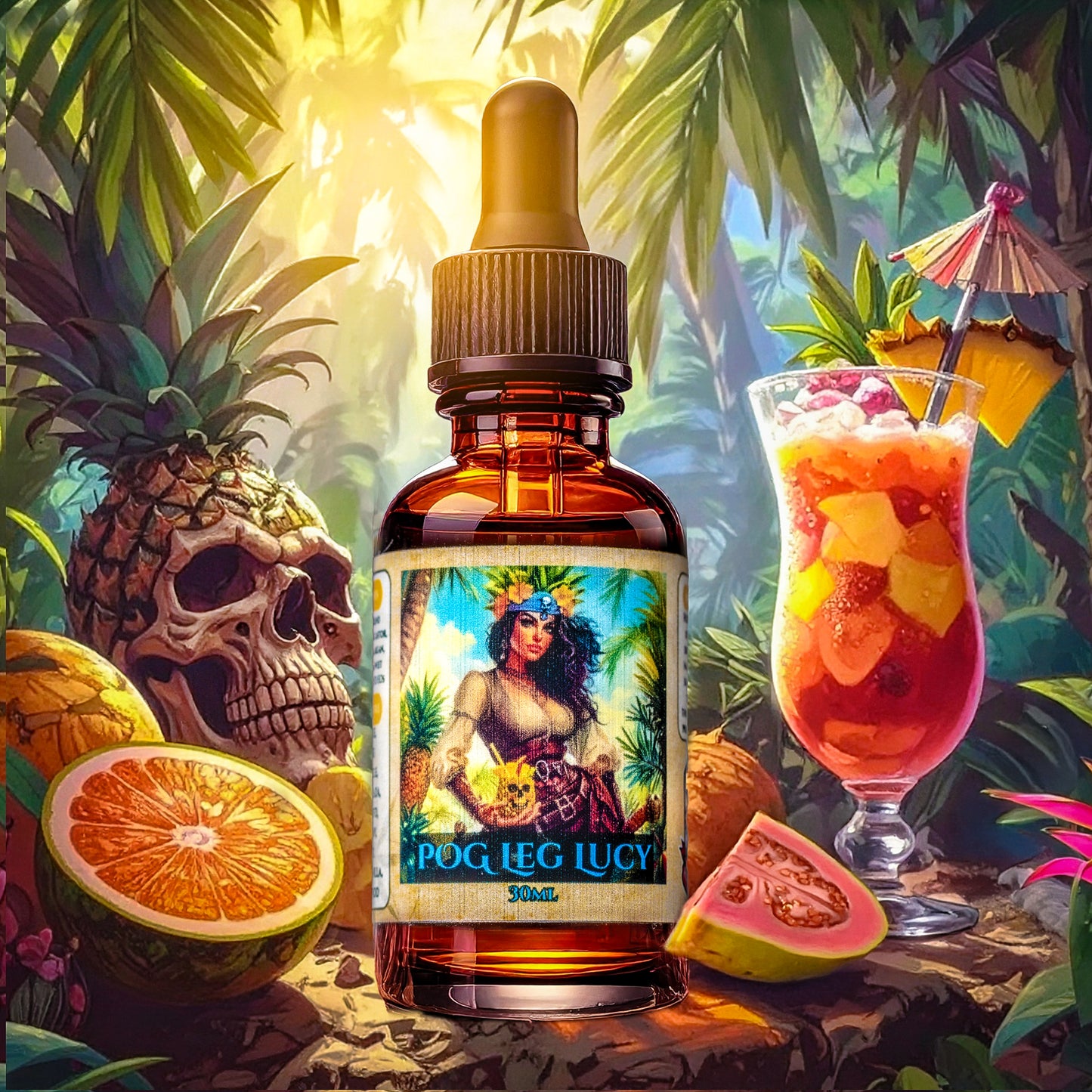 POG Leg Lucy (Pineapple Orange Guava Mahogany)