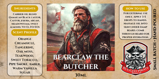 Bearclaw the Butcher (Beefed Up Orange Creamsicle, Tobacco, Oak Moss)