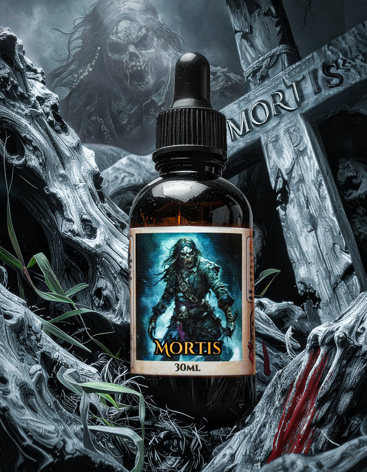 Mortis (Vetiver, Frankincense, Leather, Cypress)