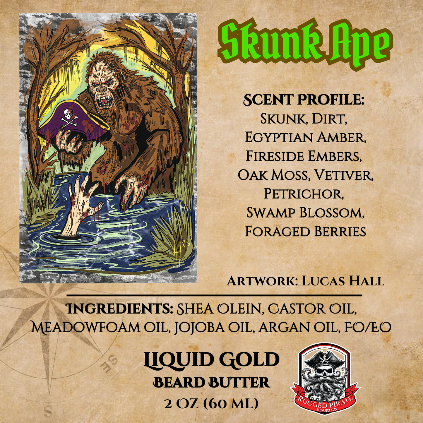 Skunk Ape (Skunk Musk, Dirt, Berries)
