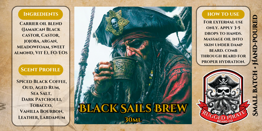 Black Sails Brew (Black Coffee, Rum, Leather)