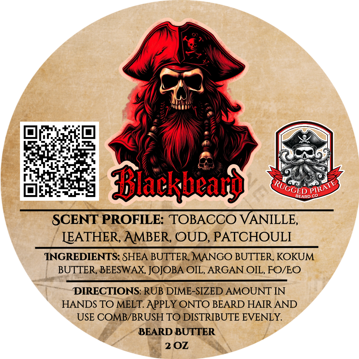 Blackbeard (Tobacco Vanilla and Sweet Leather)