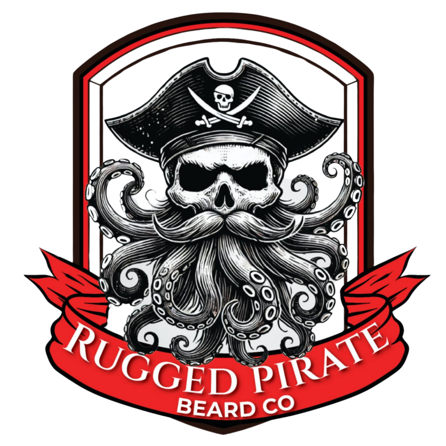 Rugged Pirate Beard Co Logo