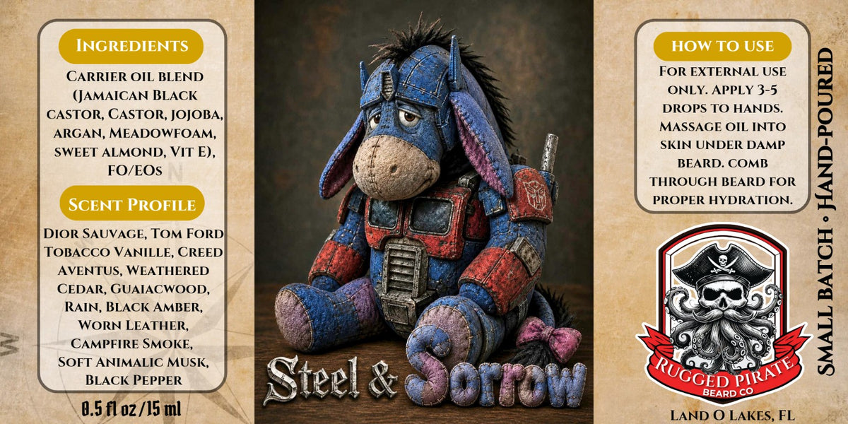 Steel & Sorrow scent profile artwork