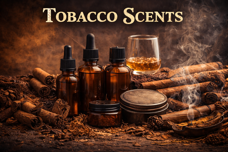 tobacco-inspired beard oil and cologne scents by Rugged Pirate Beard Co