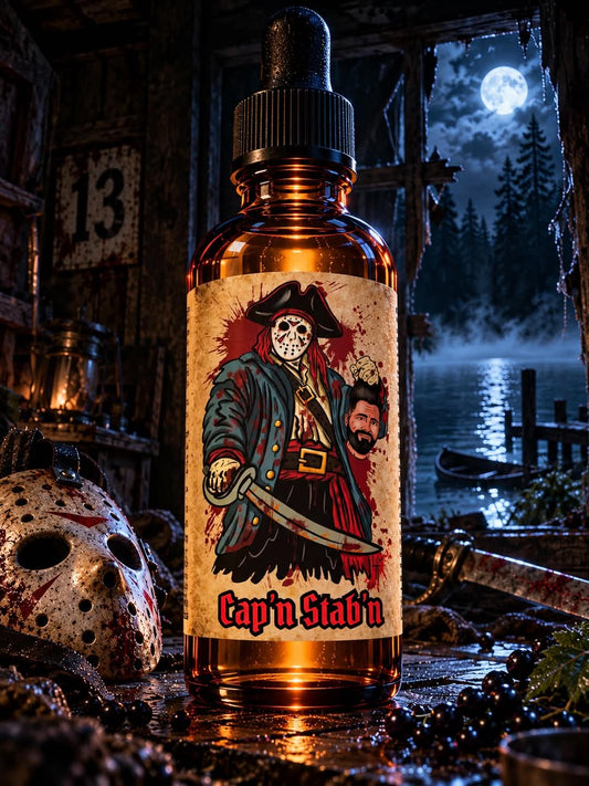 Cap'n Stab'n - Pond Water, Black Currant & Dark Patchouli Beard Oil, Butter & Cologne