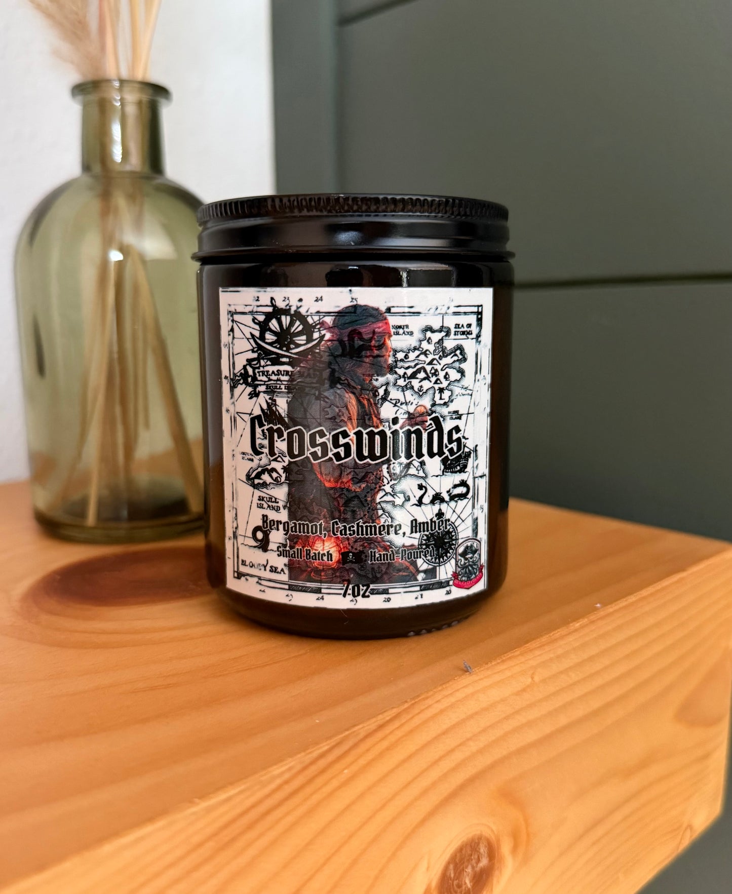 Crosswinds (Bergamot, Cashmere, Amber) Candle