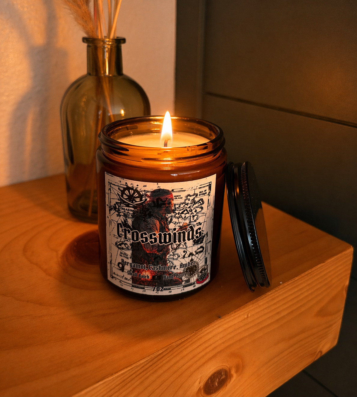 Crosswinds (Bergamot, Cashmere, Amber) Candle