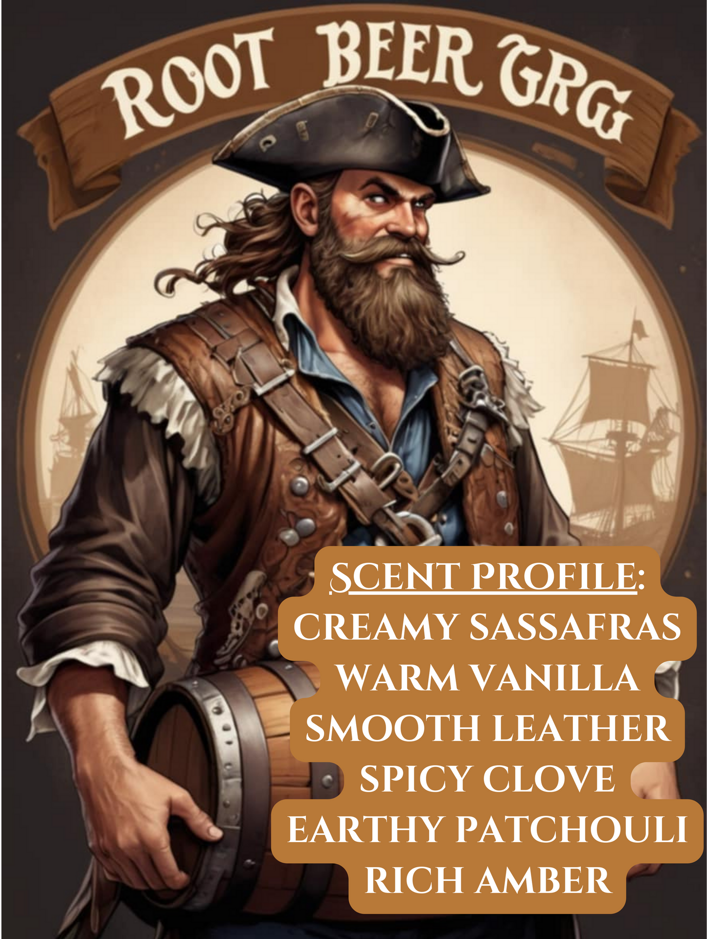 Grog (Root Beer, Leather, Vanilla, Clove, Patchouli, and Amber)