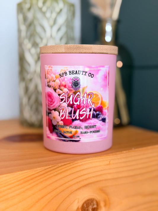 Sugar Blush (Citrus Sugar, Pink Rose, Jasmine, Vanilla Musk ) 6oz Candle