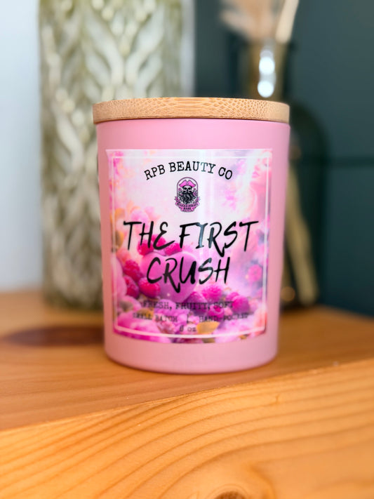First Crush (Frozen Pear, Peach Blossom, Sweet Musk) 6oz Candle