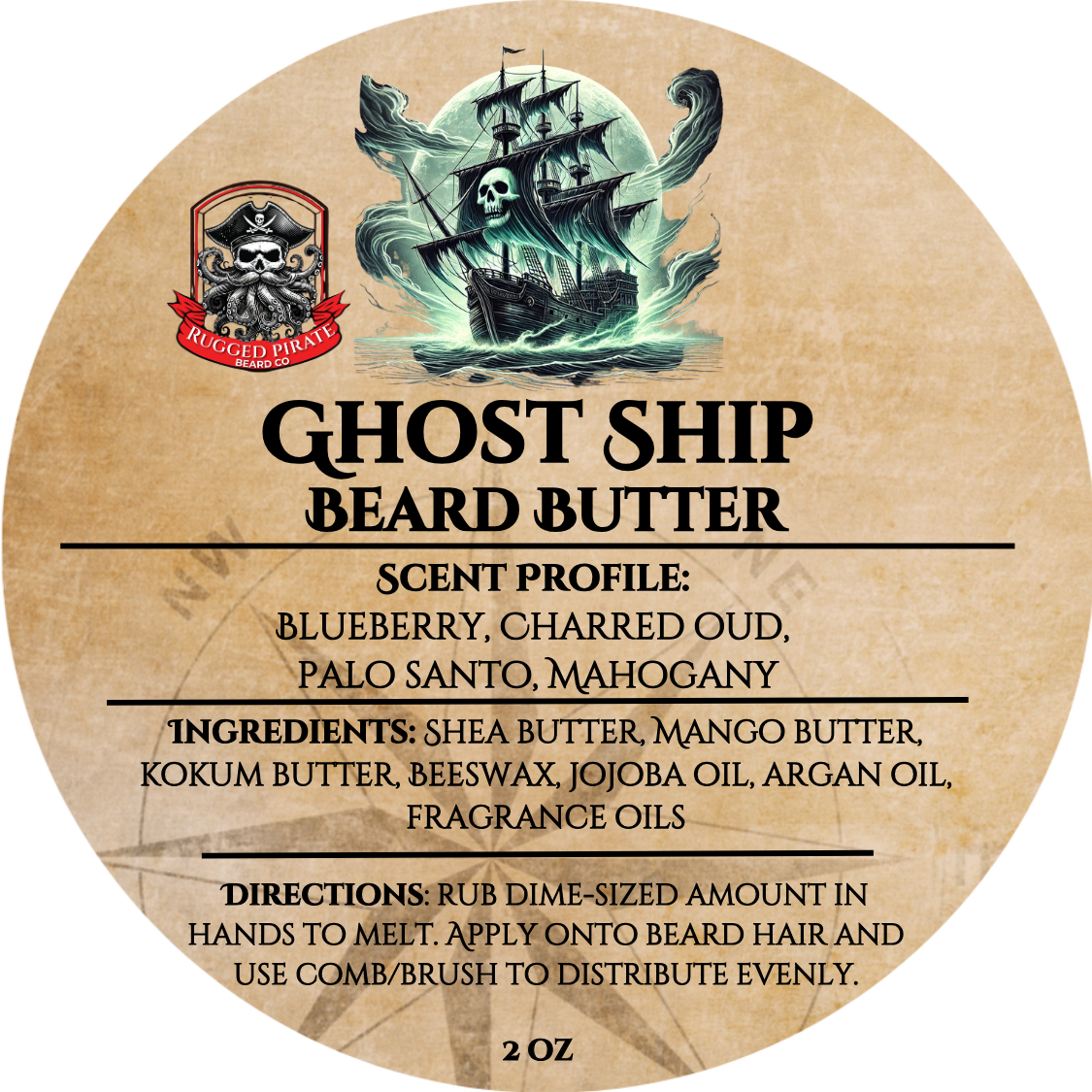 Ghost Ship (Blueberry, Charred Oud, Palo Santo, Mahogany)