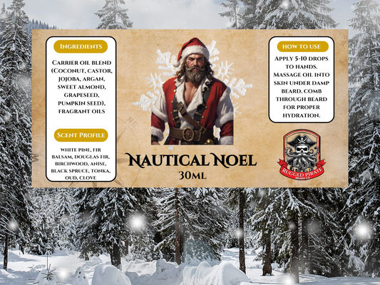 Nautical Noel (White Pine, Fir Balsam, Douglas Fir, Birchwood, Black Spruce, Tonka, Oud, Clove, and Anise)