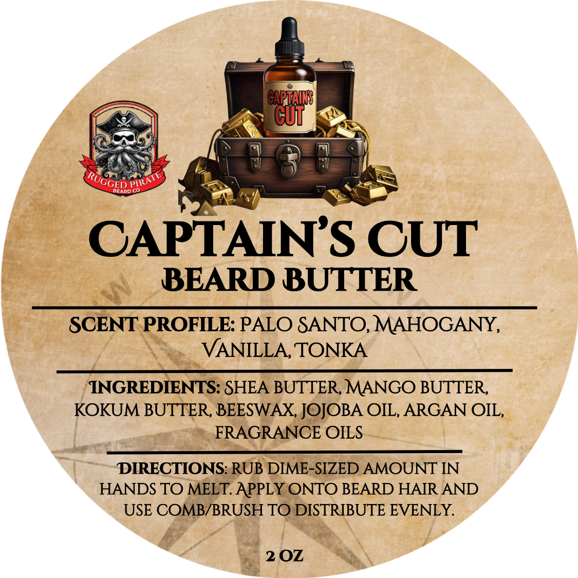 Captain's Cut (Palo Santo, Mahogany, Vanilla, Tonka)