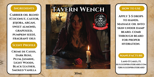 Tavern Wench (Creme de Cassis, Dark Rose, Plum, Jasmine, Light Woods, Black Leather, Smoked Vanilla)