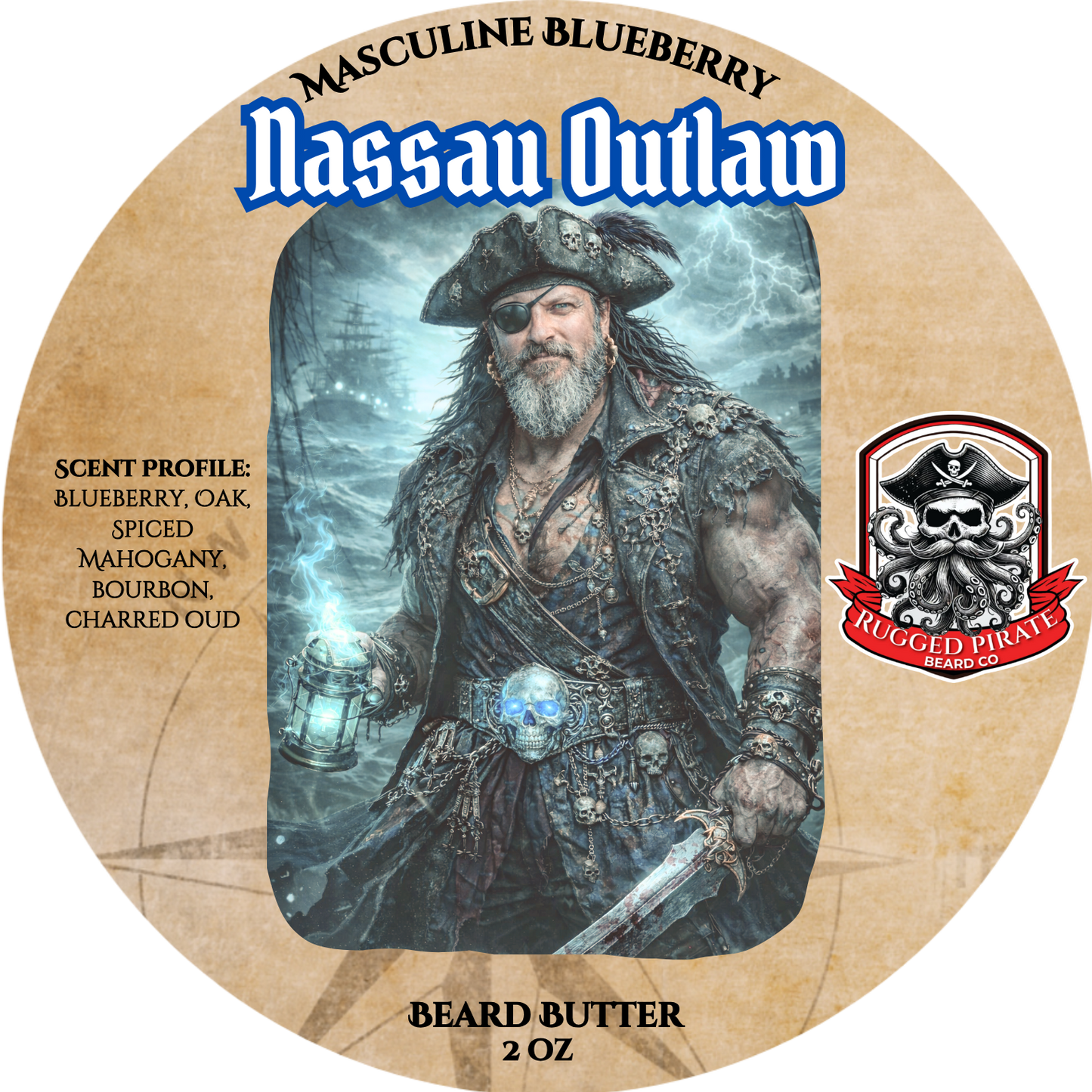 Nassau Outlaw (Blueberry, Oak, Spiced Mahogany, Bourbon, Charred Oud)
