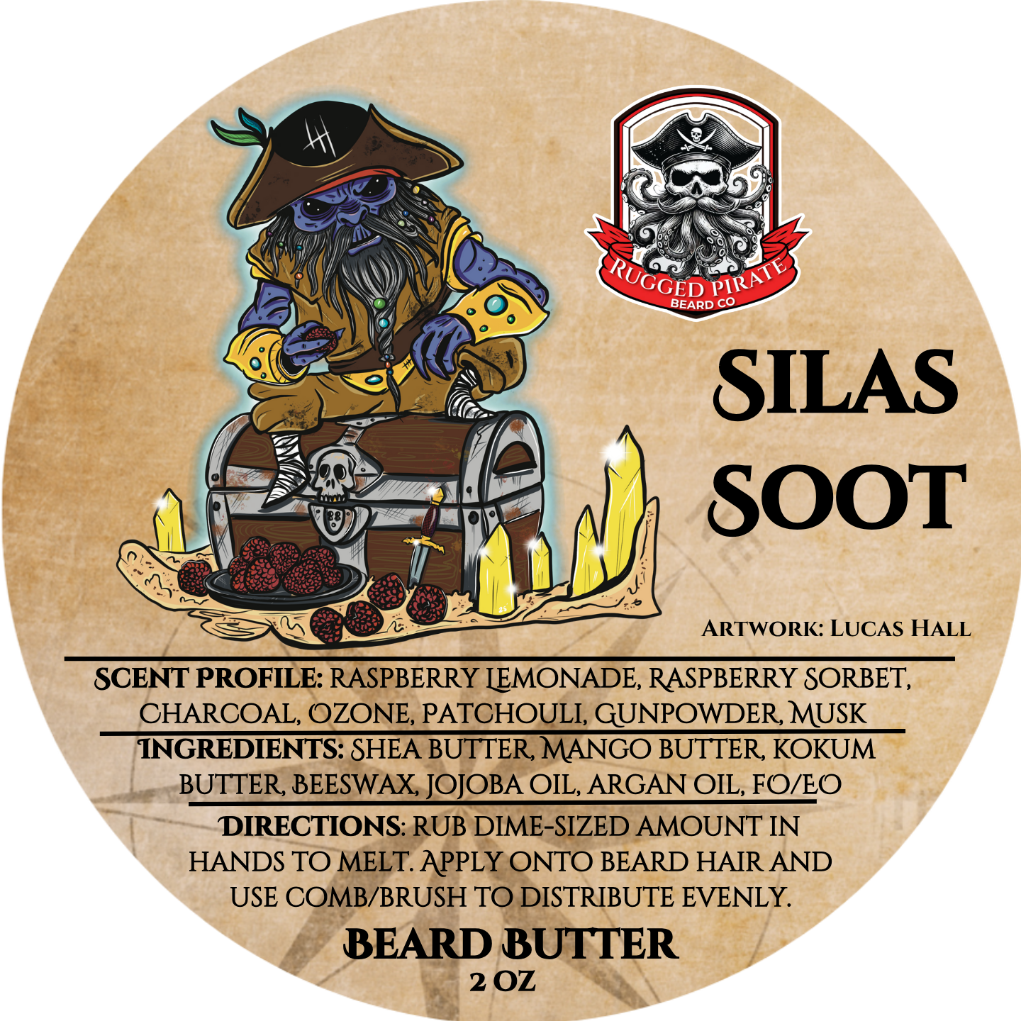 Silas Soot (Raspberry Lemonade Sorbet, Charcoal, Ozone)