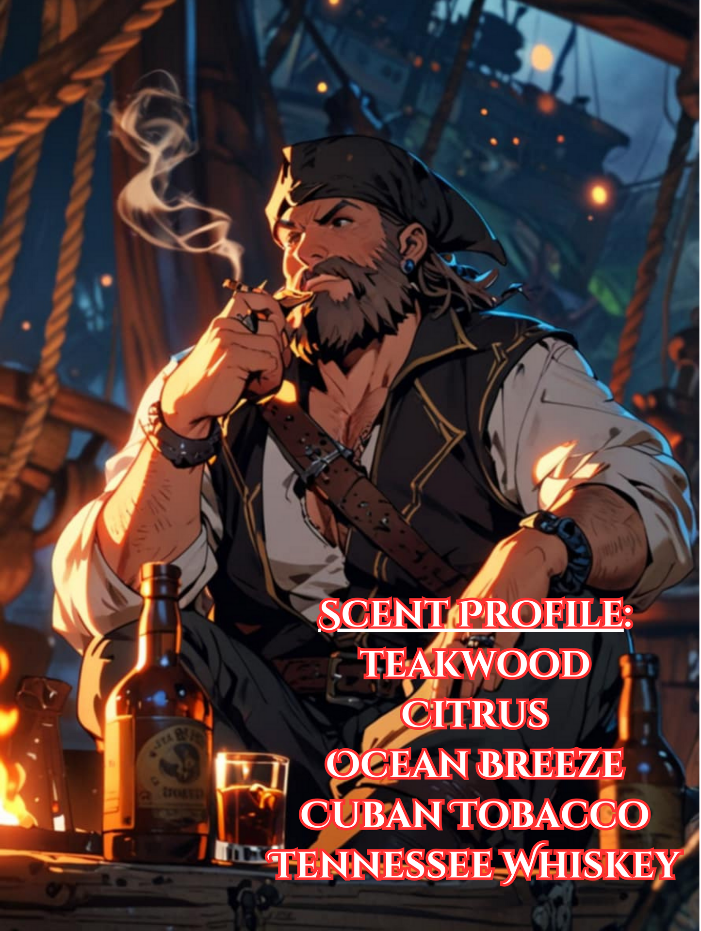 Peg Leg (Teakwood, Citrus, Ocean Breeze, Cuban Tobacco, and Tennessee Whiskey)