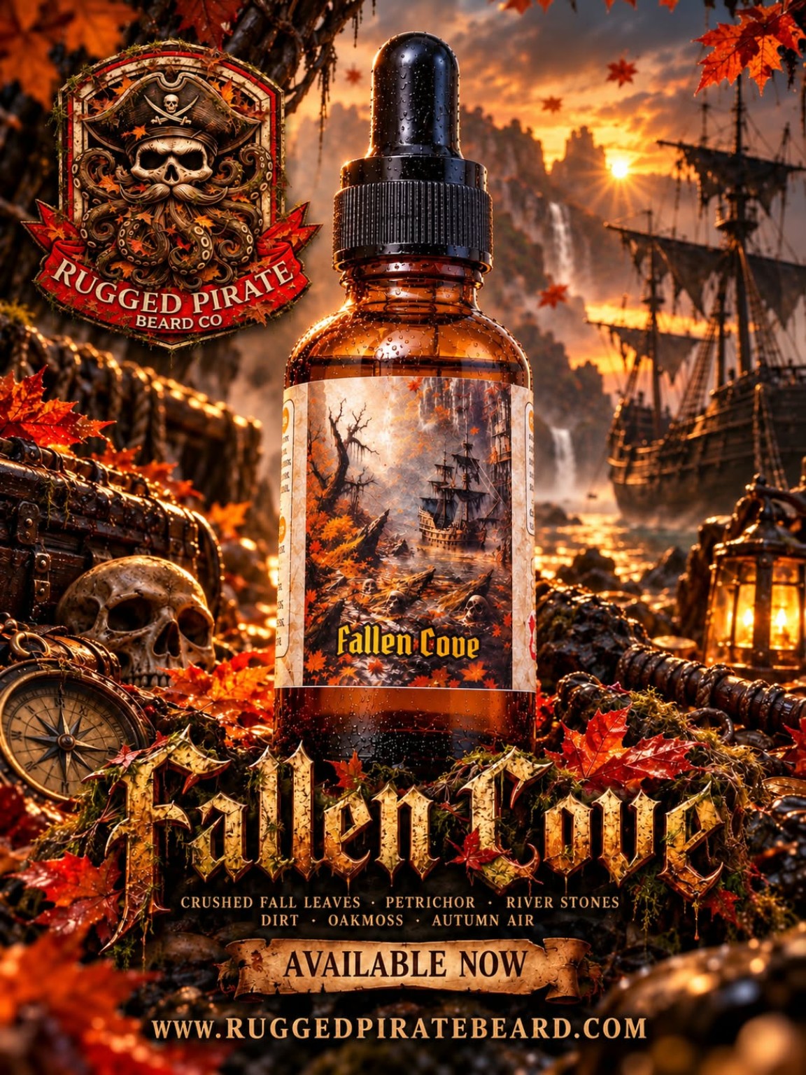 Fallen Cove scent profile promotional image