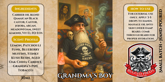 Grandma's Boy (Blueberry, Lemon, Patchouli, Hemp)