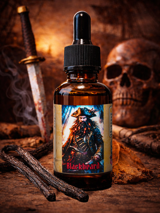 Blackbeard – Tobacco Vanilla & Sweet Leather Beard Oil, Butter & Cologne