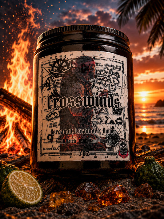 Crosswinds (Bergamot, Cashmere, Amber) Candle