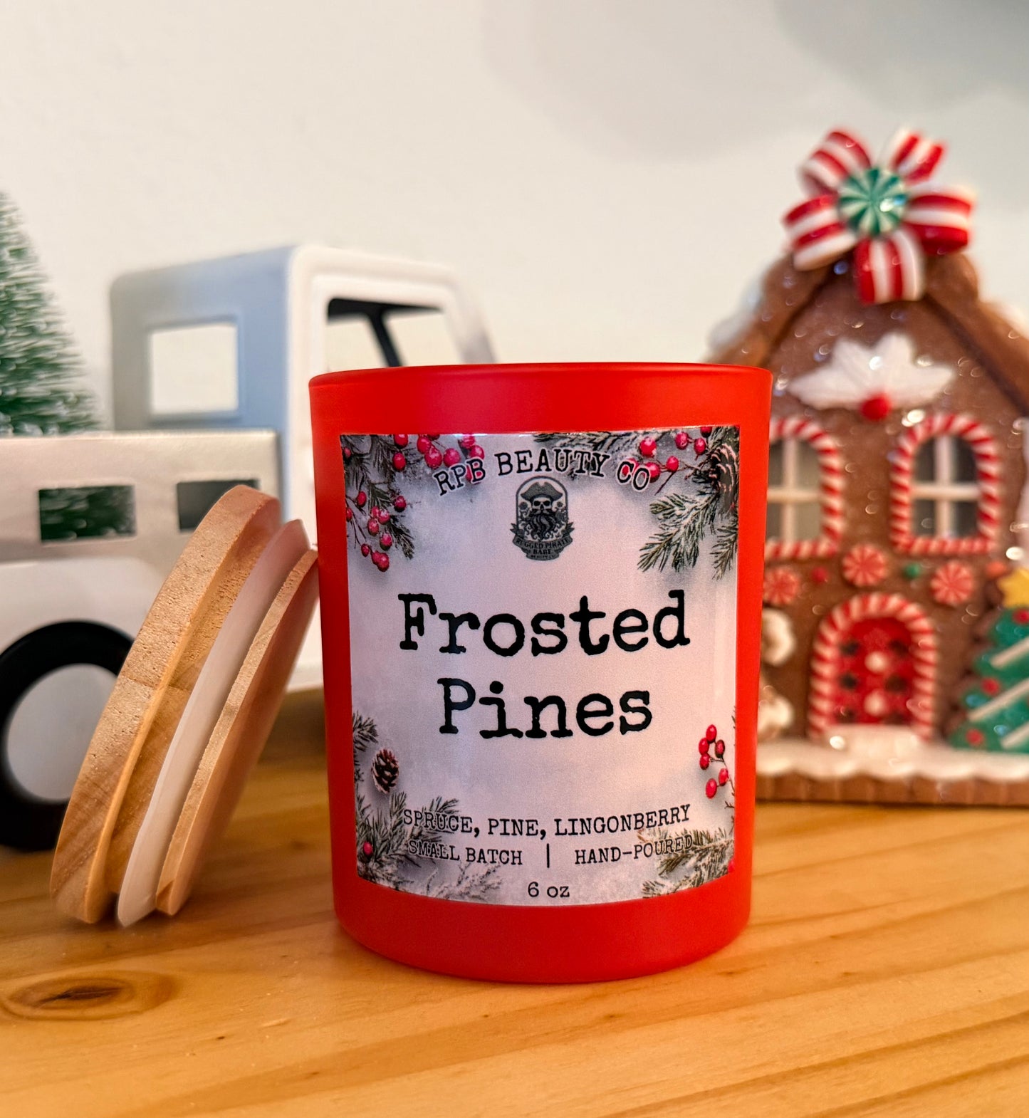 Frosted Pines (Spruce, Pine, Lingonberry) Candle